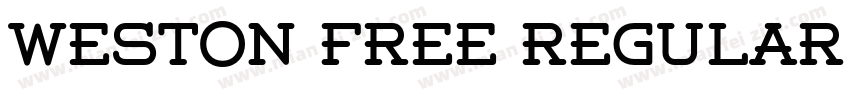 Weston Free Regular字体转换